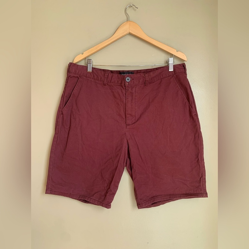 PacSun maroon chinos  jean shorts,  colored denim summer